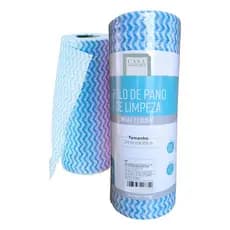 PANO DE LIMPEZA DE POLIESTER REUTILIZAVEL ROLO MULTIUSO INOVA 100 FOLHAS 30X24,5CM
