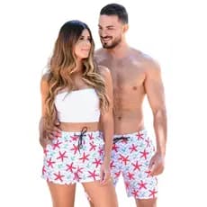 KIT CASAL, KIT COMBINADINHO, ACADEMIA LASER, SHORTS TACTEL COM ELASTANO, SHORT FEMININO E MASCULINO