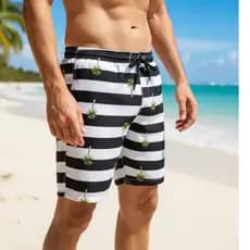 Shorts Masculino Moda Praia Tactel Secagem Rápida Com Bolso, shorts praia, shorts academia, ferias..