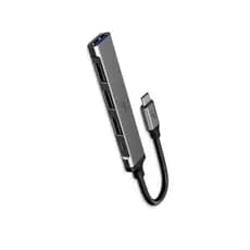 Switch Hub Get Goldentec Tipo C Para 4 Saídas Usb E 1 Usb C