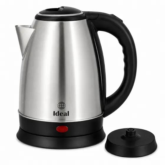 Chaleira Elétrica Inox 1,8L 1000W 127V Base 360° Desligamento Automático