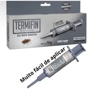 Repelente Termifin Gel Mata Baratas 10g Com Aplicador Eficaz