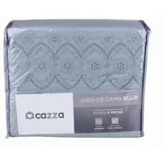 Jogo de Cama Casal/QUEEN 4 Peças Microfibra ELITE CAZZA