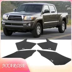 Nxarose Forro de protetores de respingo preto para conjunto de guarda-lamas internos 2005-2020