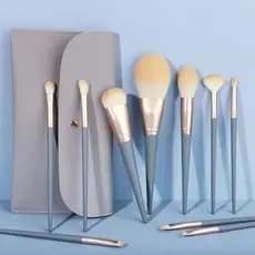 | 【kit pincel maquiagem profissional】 | ☚10 conjunto de pincéis de maquiagem ponte azul Cangzhou pó solto escova sombra
