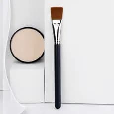 | 【kit pincel maquiagem profissional】 | ❋Recomendado 191 escova de base cabeça plana máscara escova sem pó Traceless pin