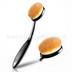| 【kit pincel maquiagem profissional】 | ❈Base líquida com tampa BB Cream Foundation Brush Leve sem marcação Maquiagem Nu