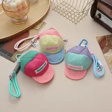 Mini Boné De Beisebol Em Forma De Bolsa Crossbody Hip-Hop Chave Fone De Ouvido Charme Unissex