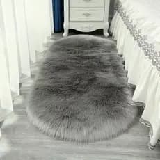 Novo estilo tapete de pelúcia estilo europeu adequado para quarto sala estar varanda lavável