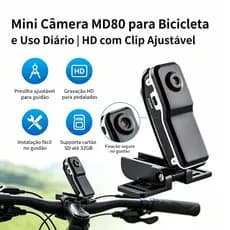 Câmera MD80 Sports Mini DVR Com Gravação De Voz Webcam Portátil Para Aventura