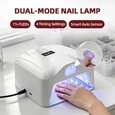 360 ° Lâmpada De Unha De Modo Duplo 78 Contas LED UV Com Sensor Automático Inteligente Cura Rápida Mãos-Livres 4 Tempori