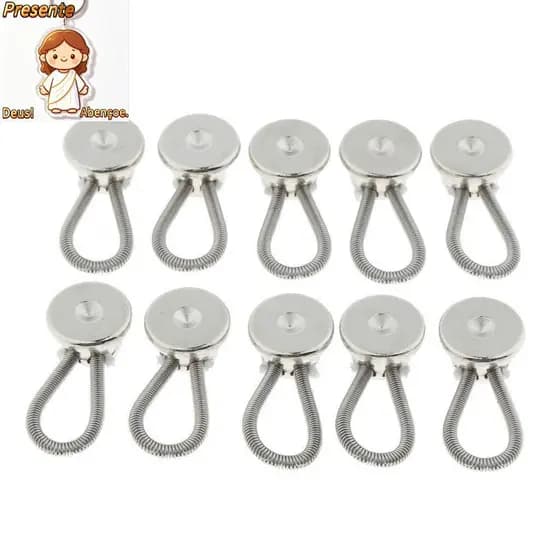 [10x Extensores De Colarinho/Extensor De Pescoço/Botão De Para Expansão De Camisas Masculinas
