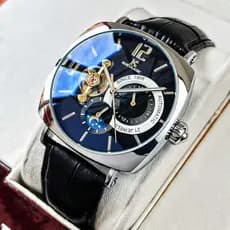 Relógio masculino mecânico automático quadrado moda Casual relógio masculino