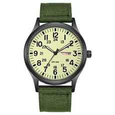 2026 Novo Estilo TPW Moda Relógio Masculino Nylon Quartzo Relógio Luminoso Tecido Calendário Exibição Semanal