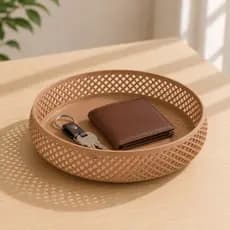 Organizador de Mesa Porta Objetos Cesto Decorativo Moderno Minimalista
