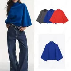 Estilo europeu-americano, nova coleção de inverno 2025 para mulheres, estilo casual, simples e elegante, cor sólida, gol