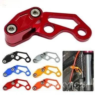 MHXY Motorcycle Bicycle Hose Clamp Modified Oil Pipeline Brake Line Protector Aluminum Alloy NUDQ