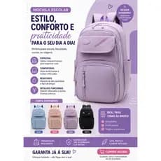 Mochila Fashion Bag – Azul Claro