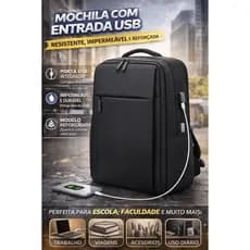 Kit 2 Mochila Universitária Notebook Masculino E feminino Reforçada Trabalho Presente