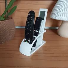 Porta Controle Remoto - Suporte para Controle Remoto com 3 divisórias
