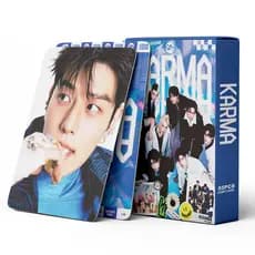 55 Peças/Conjunto de Cartões Lomo do Álbum Karma do Ídolo Kpop Stray Kids, Photocards para Coleção de Fãs FBPG