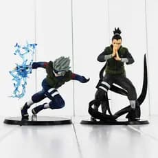 Figuras do Naruto de 12-15 cm, 2 modelos: Kakashi Hoshige e Shikamaru. Brinquedo articulado. Modelo colecionável do Naru