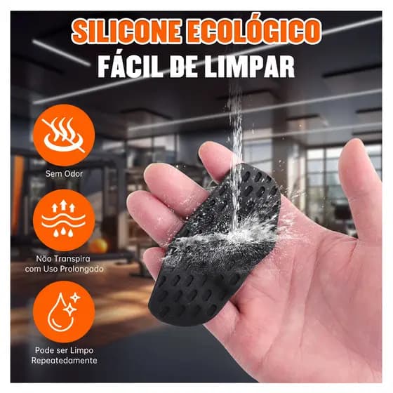 Luva De Academia Grip Profissional Protetor De Pegada Crossfit Musculação Levantamento Peso Palmar Academia