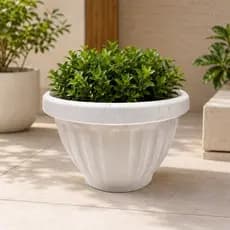 Vaso Grego Marmorizado Decorativo 9 Litros para Planta Decoração Jardim Varanda Sala Área Externa Casa Paisagismo