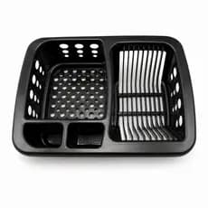 Escorredor de Louça Grande Reforçado Para Cozinha Pratos Copos Talheres Organização Casa Resistente Moderno