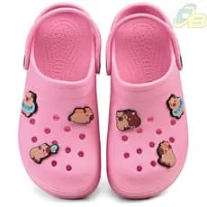 Chinelo Infantil Fechado Capivara 100% Macio Moda