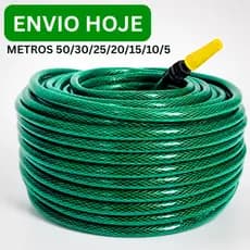Mangueira Jardim Reforçada Trançada Completa 05/10/15/20/25/30/50 Metros