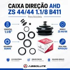 CAIXA DIREÇÃO AHD ZS 44/44 1.1/8 B411 - BICICLETA