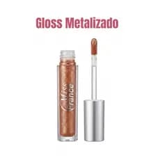 Gloss Labial Metálico Miss France Brilho Intenso