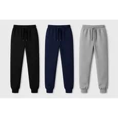 Kit 3 Calça De Moletom Peluciado Infantil Unissex menino menina
