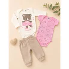 TRIJUNTO BODY LONGO CURTO CALÇA FEMININO URSO
