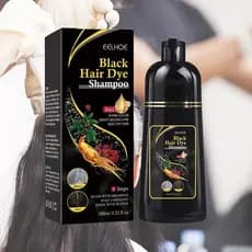 shampoo De Tintura De Cabelo natural Preto E Marrom-Controla Eficazmente Cabelos Grisalhos