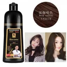 Shampoo Tonificante Preto Para Mulheres 500ml Com Essência Natural De Óleo De Argan , Máscara Capilar Instantânea Cobrir