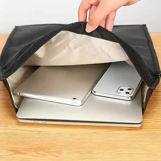 Bolsa de Blindagem Faraday para Bloqueio de Sinal, 1 Unidade, Resistente à Radiação, Bolsa de Blindagem para GPS e RFID,