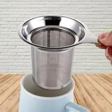 Coador de Chá em Aço Inoxidável, 1 Unidade, Infusor de Chá, Ferramenta para Preparar Chá, Para Uso em Casa e Escritório,