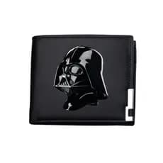 Carteira de Desenho Animado Star Wars Darth Vader Carteira de Anime Carteira Dobrável Porta-Cartões Carteira One Piece C