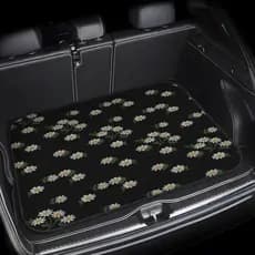Almofada inferior de carro impressa com padrão margarida (pacote de 1 peça), resistente, lavagem à máquina, tipo Univers