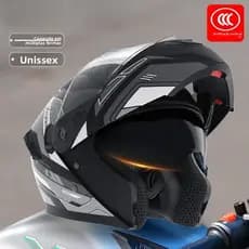 Capacete de motocicleta [Certificação INMETO] com certificação de segurança de código QR, escolha Ideal para ciclismo di