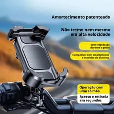 Suporte para Smartphone para Navegação Universal para Moto e Scooter Elétrica - Essencial para Motoristas
