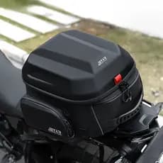 Bolsa Tanque Moto Impermeável Multifuncional - Compatível Bagageiro Baú Traseiro Viagem Delivery Motoboy Grátis