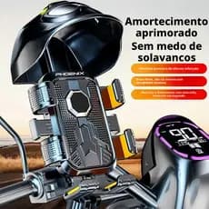 Suporte para telefone de ciclismo [colhimento de uma mão com guarda-chuva] Suporte de navegação para motocicleta