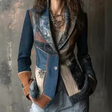 2026 Novo Blazer Estampado da Moda para Mulheres, Grande Sucesso de Vendas, JBWE