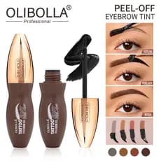 OLIBOLLA Máscara de Sobrancelha Peel-Off de Quatro Cores, Semi-Permanente, Design Especial para Maquiadores, Máscara de