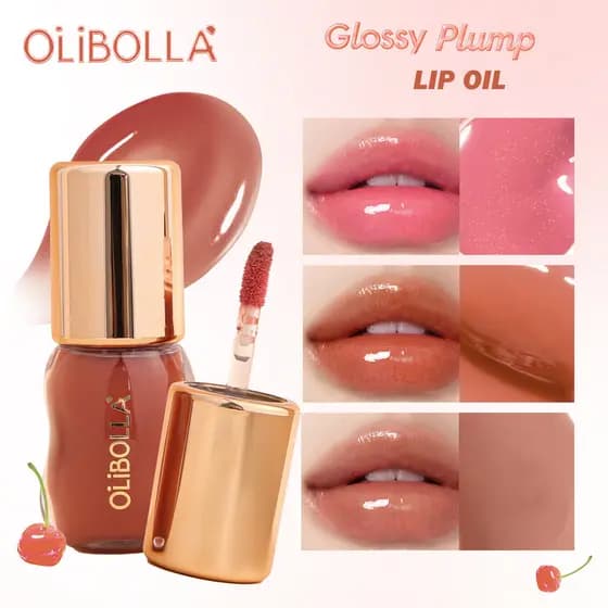 OLIBOLLA Jelly Lip Glaze Mirror Water Gloss Lip Oil Conjunto de Maquiagem Labial Hidratante e Volumizador YSES