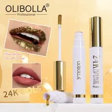 Máscara Labial 24K Gold Peel-Off, Brilho Labial Colorido, Esmalte Labial de Longa Duração, Não Gruda no Copo, Esmalte La