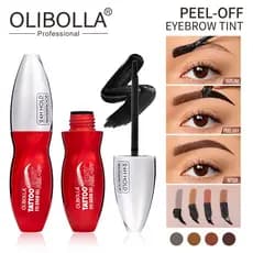 A popular tinta para sobrancelhas removível da OLIBOLLA é de longa duração, à prova d'água, não desbota e proporciona um